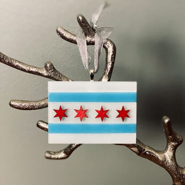 Chicago Flag Ornament