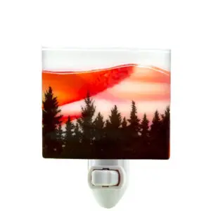 Forest Sunset Night Light